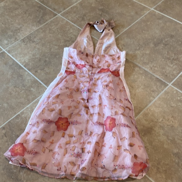 Lena Medoyeff halter dress, panels added on sides to make bigger fits like 8 - Picture 10 of 15